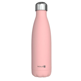 Garrafa Térmica Kouda Grey Rosa Claro 500ml