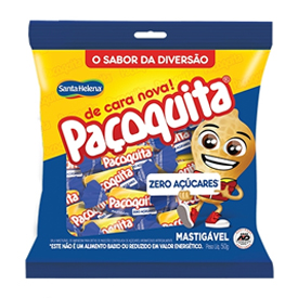 Bala Mastigável Paçoquita Zero Açúcar 50g